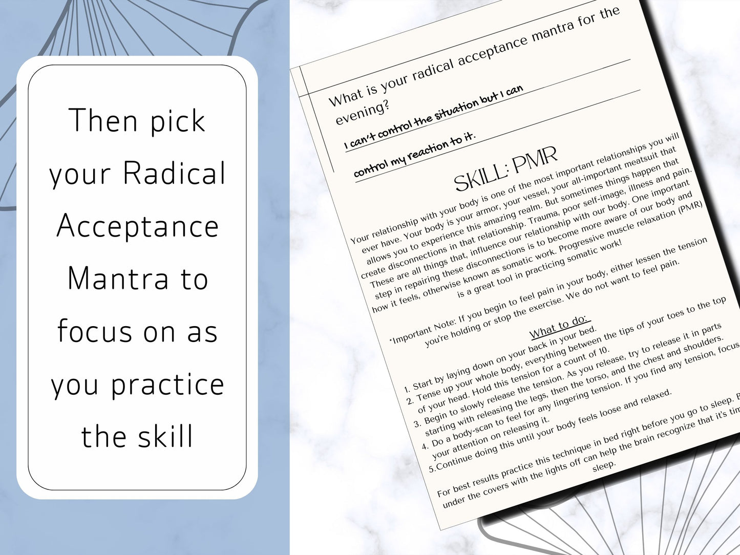 Radical Releases Evening Workbook -Digital PDF